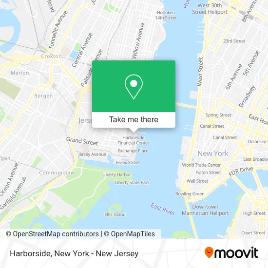 Harborside map