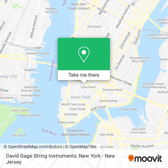 Mapa de David Gage String Instruments