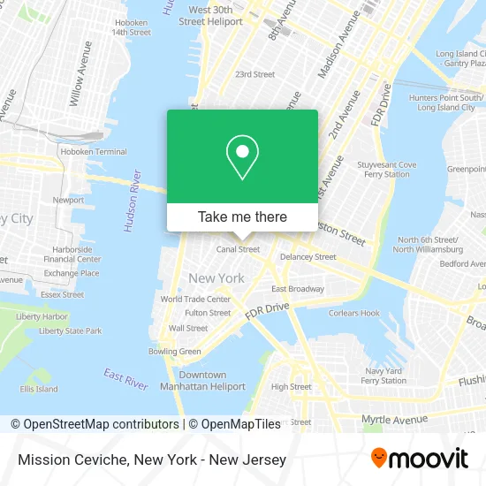 Mission Ceviche map
