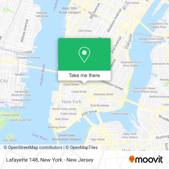 Lafayette 148 map