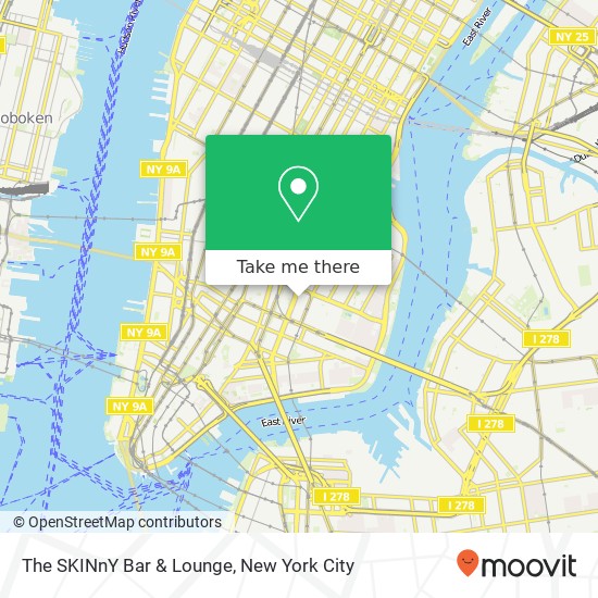 Mapa de The SKINnY Bar & Lounge