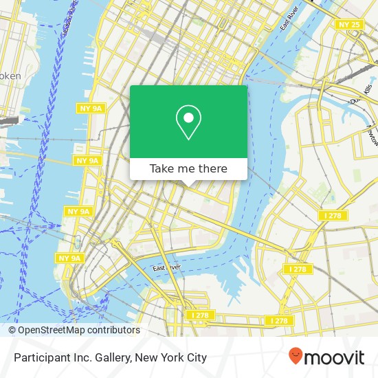 Participant Inc. Gallery map