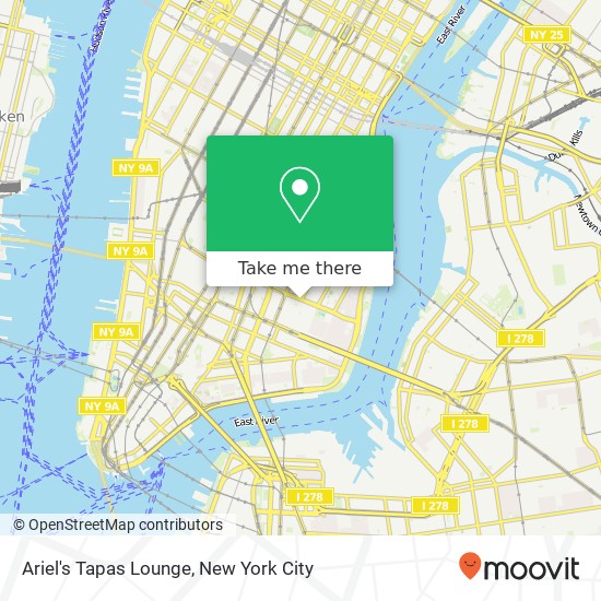 Mapa de Ariel's Tapas Lounge