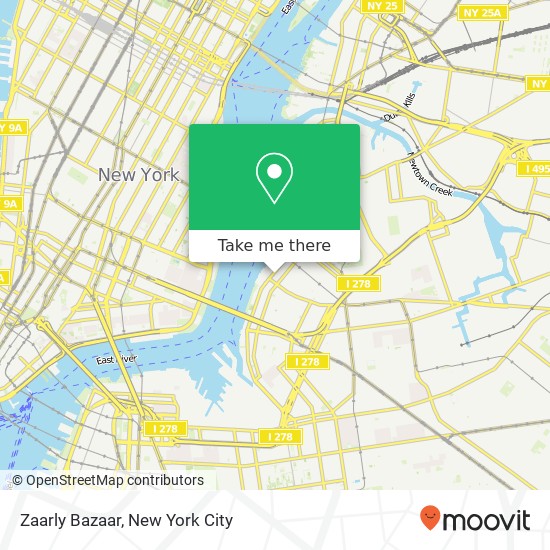 Zaarly Bazaar map