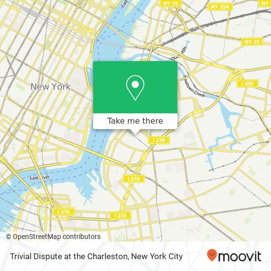 Trivial Dispute at the Charleston map