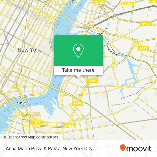 Anna Maria Pizza & Pasta map