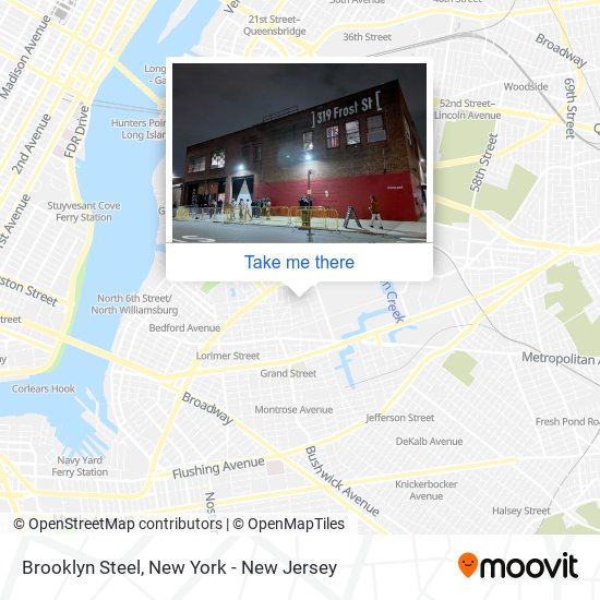 Brooklyn Steel map