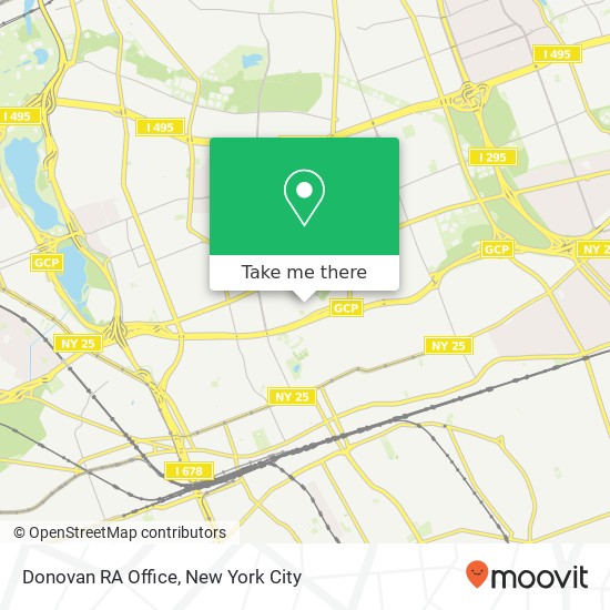 Mapa de Donovan RA Office