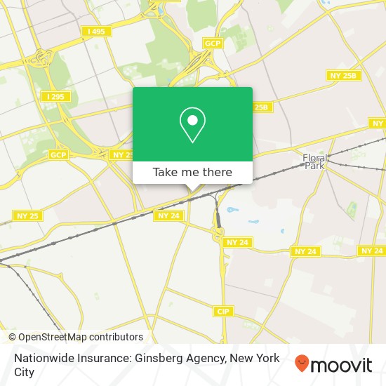 Mapa de Nationwide Insurance: Ginsberg Agency