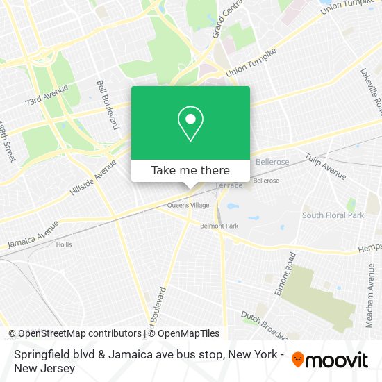 Mapa de Springfield blvd & Jamaica ave bus stop