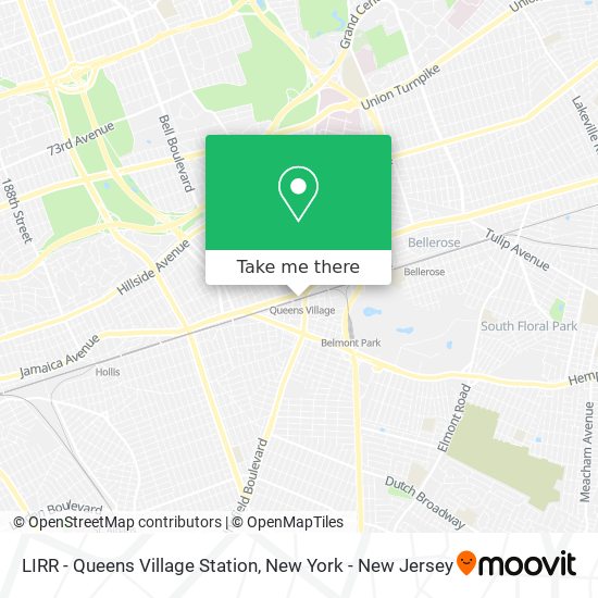 Mapa de LIRR - Queens Village Station