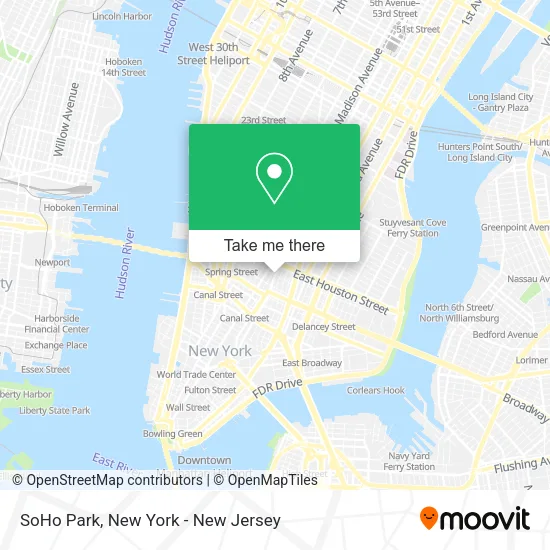 SoHo Park map