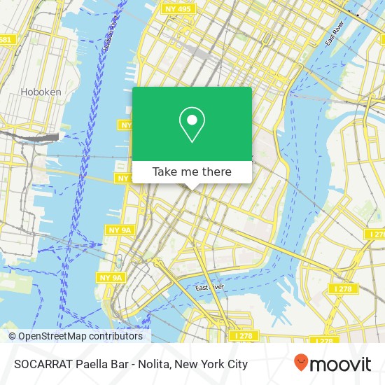 SOCARRAT Paella Bar - Nolita map