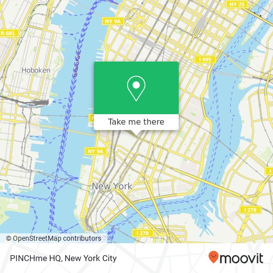 PINCHme HQ map