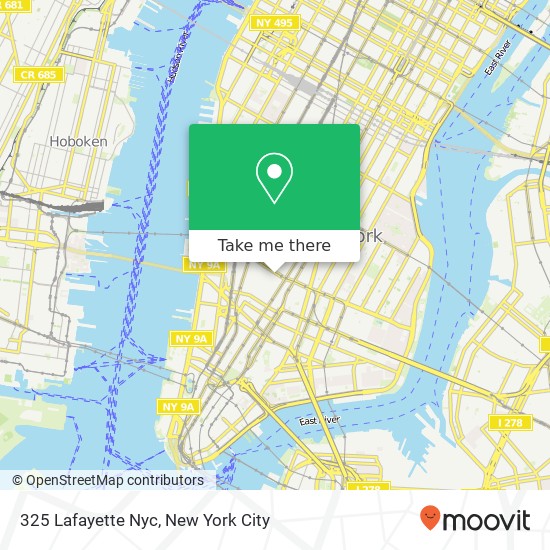 325 Lafayette Nyc map