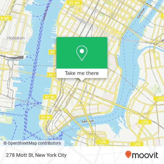 278 Mott St map