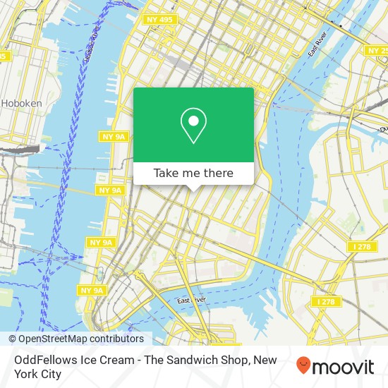 Mapa de OddFellows Ice Cream - The Sandwich Shop