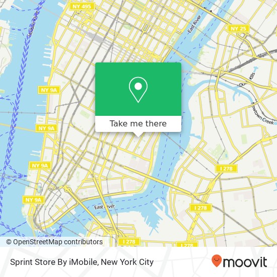 Mapa de Sprint Store By iMobile