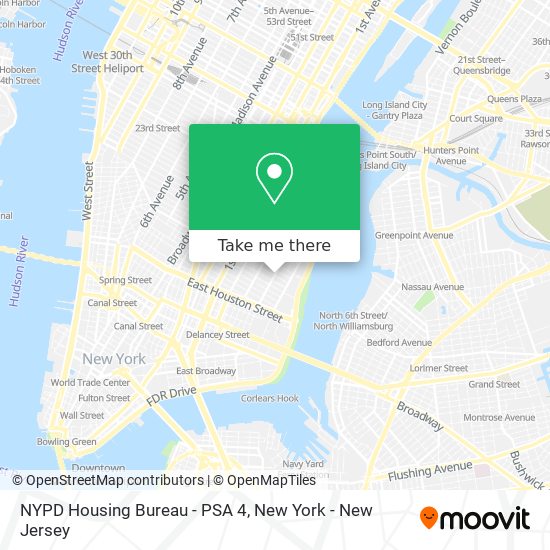 NYPD Housing Bureau - PSA 4 map