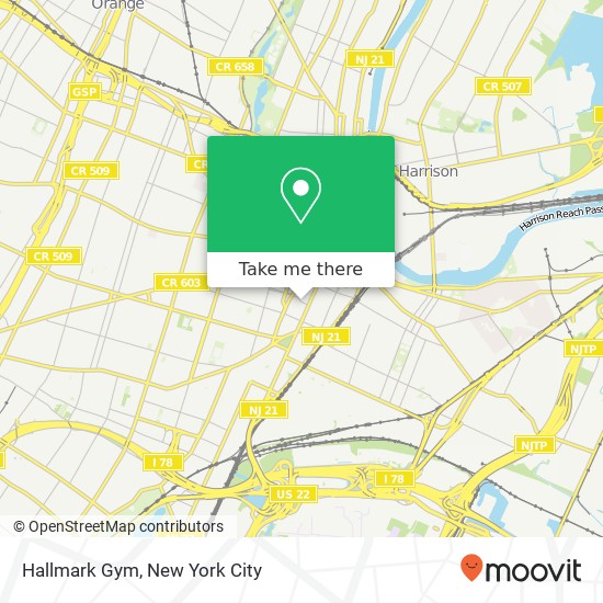 Mapa de Hallmark Gym