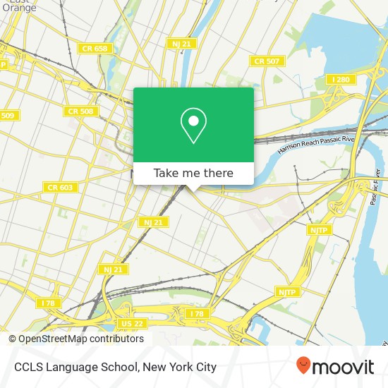 CCLS Language School map