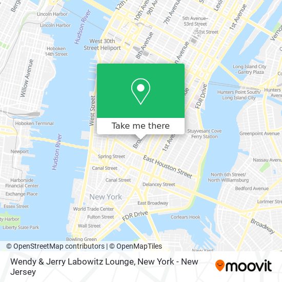 Mapa de Wendy & Jerry Labowitz Lounge