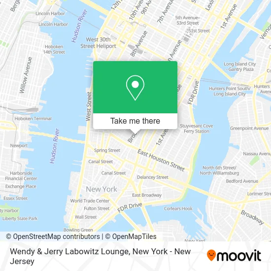 Wendy & Jerry Labowitz Lounge map