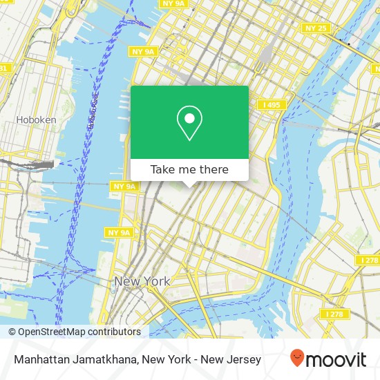 Mapa de Manhattan Jamatkhana