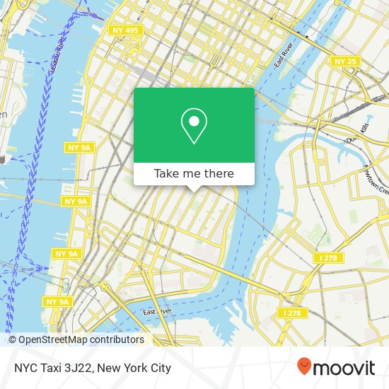 NYC Taxi 3J22 map