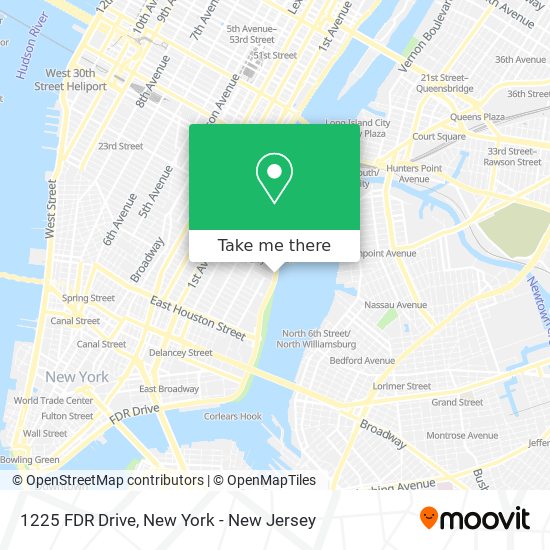 1225 FDR Drive map