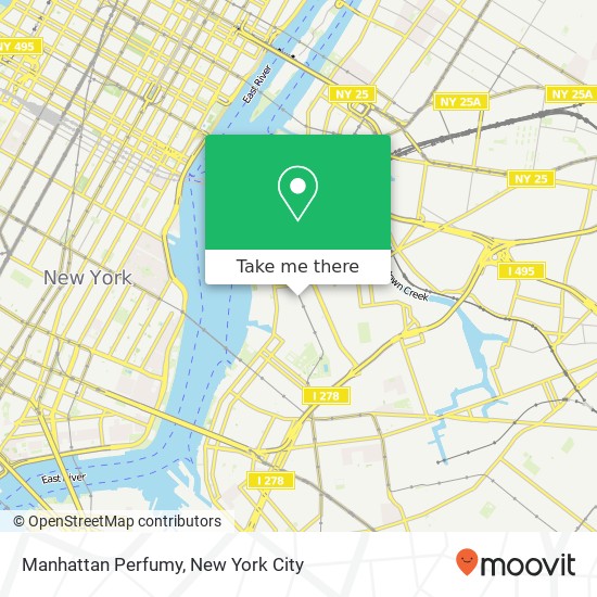 Manhattan Perfumy map