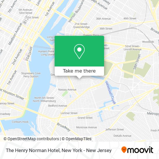 The Henry Norman Hotel map