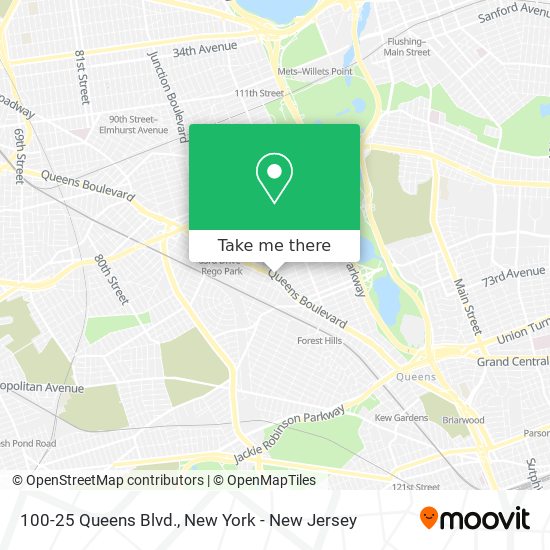 100-25 Queens Blvd. map