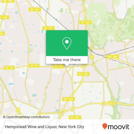 Mapa de Hempstead Wine and Liquor