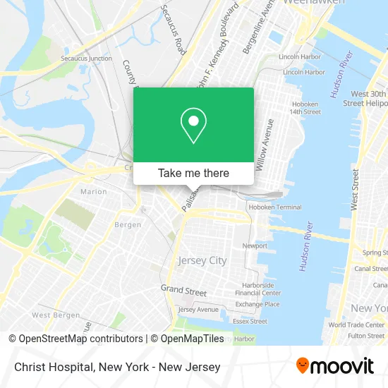 Christ Hospital map