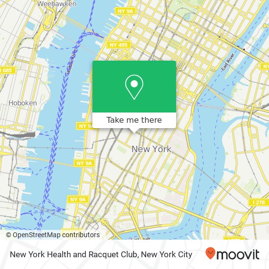 Mapa de New York Health and Racquet Club
