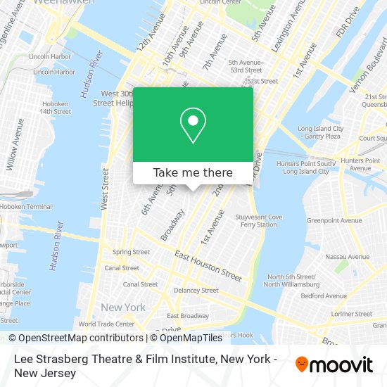 How to get to Lee Strasberg Theatre & Film Institute in Manhattan by  Subway, Bus or Train?