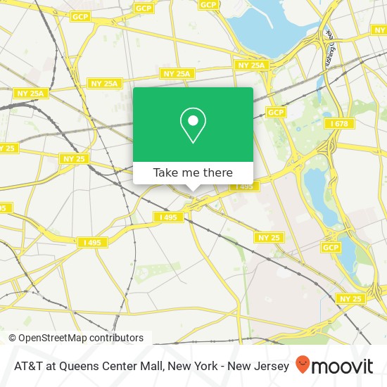 AT&T at Queens Center Mall map