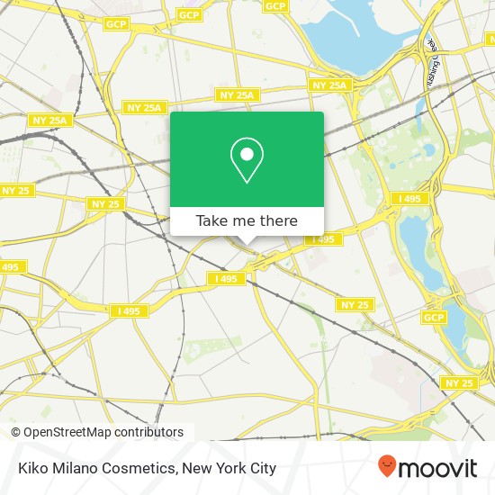 Kiko Milano Cosmetics map