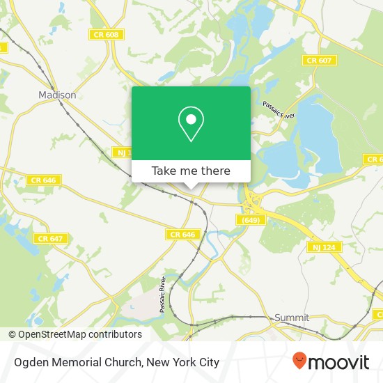 Ogden Memorial Church map