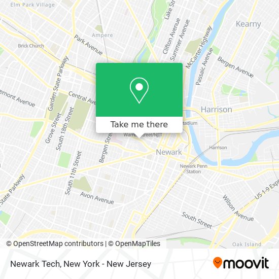 Mapa de Newark Tech