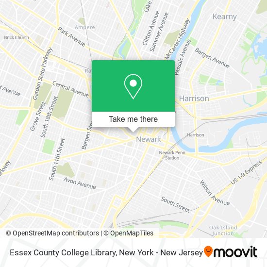 Essex County College Library map