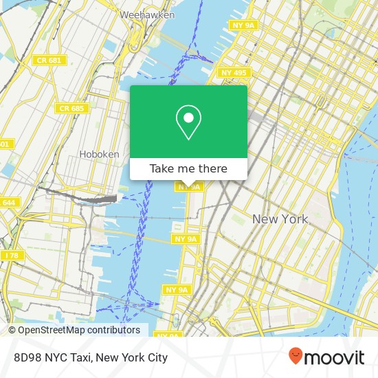 Mapa de 8D98 NYC Taxi