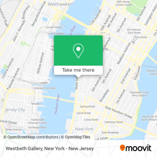 Westbeth Gallery map