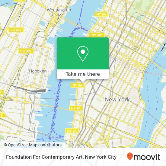 Mapa de Foundation For Contemporary Art