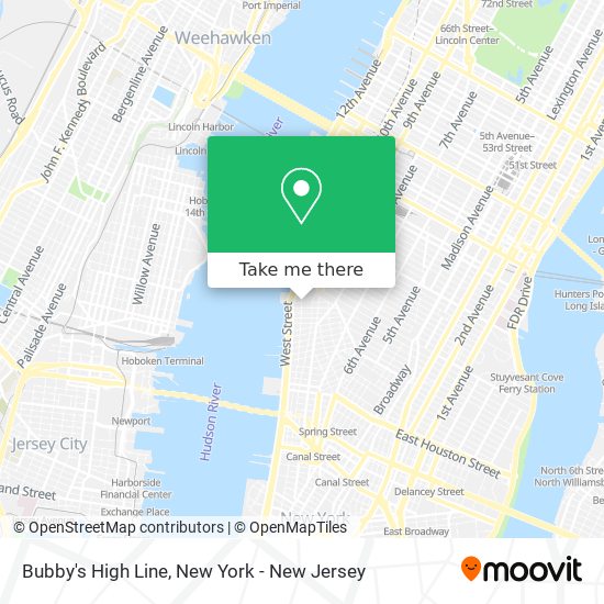 Mapa de Bubby's High Line