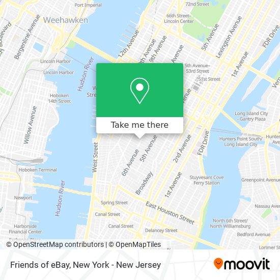 Friends of eBay map