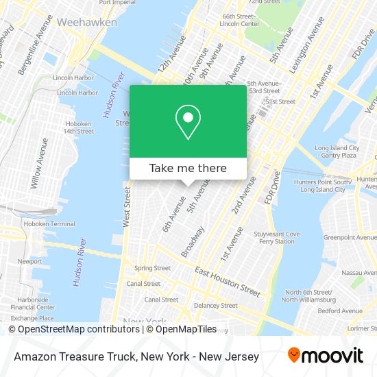 Mapa de Amazon Treasure Truck