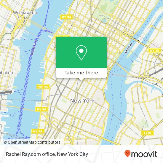 Mapa de Rachel Ray.com office