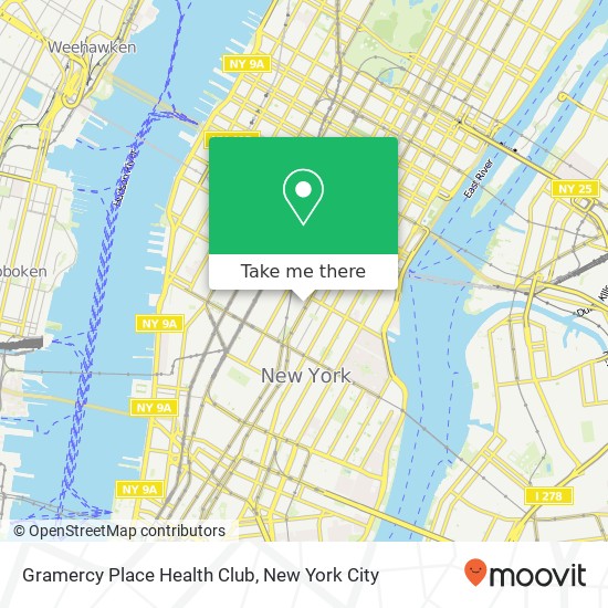 Mapa de Gramercy Place Health Club